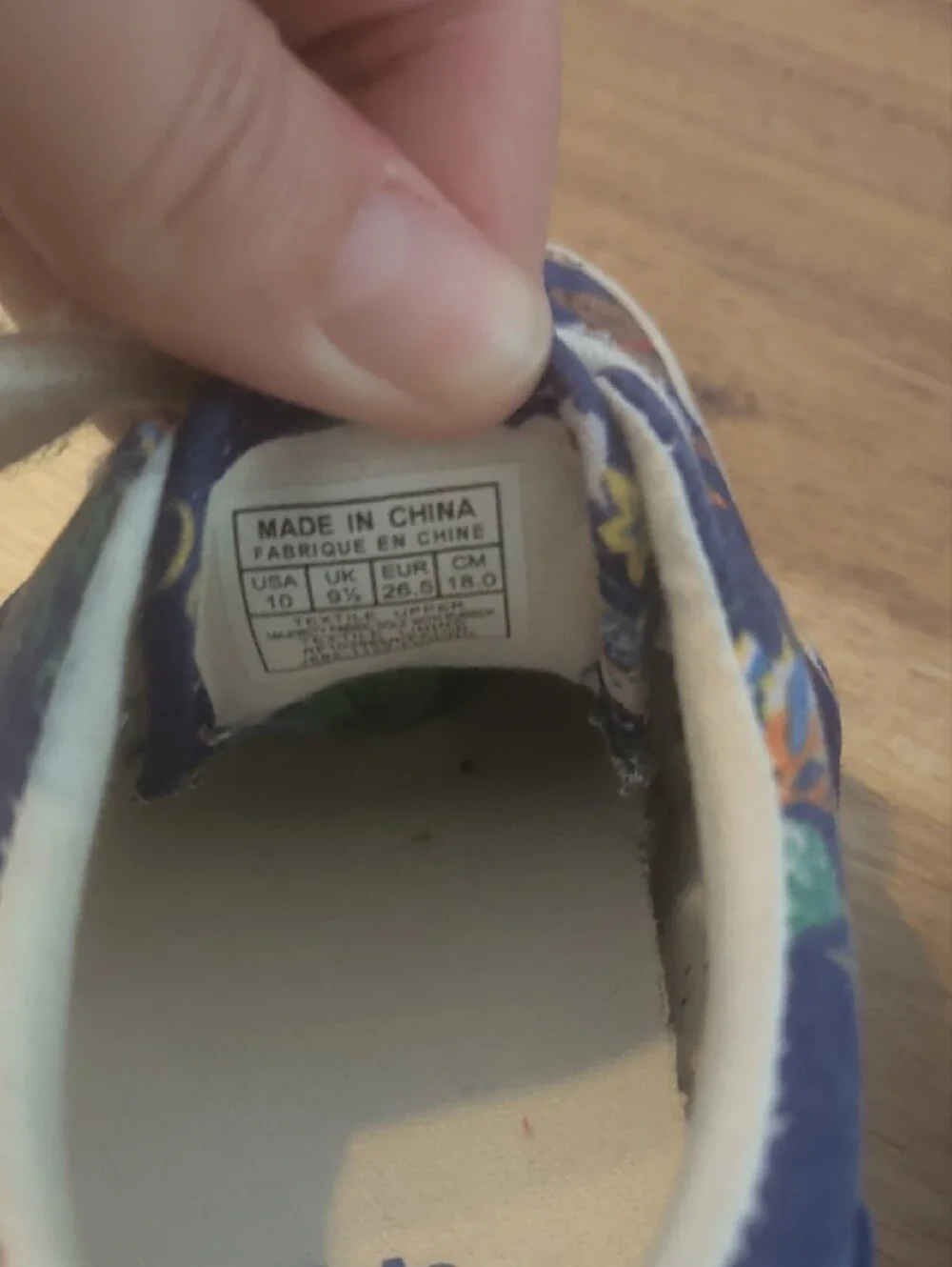 Ralph Lauren Blue Canvas Kids Sneakers with Underwater Print